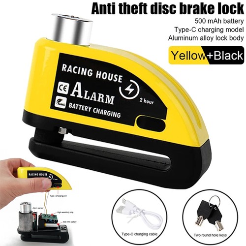 Bremsscheibenschloss mit alarm - mit,
